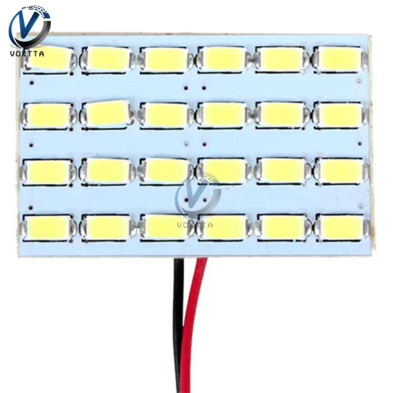 DC 12V Cold White SMD LED Panel Board Light 6/24 Chips Panel Board 5730 Light for Automotive Interior Bulbs