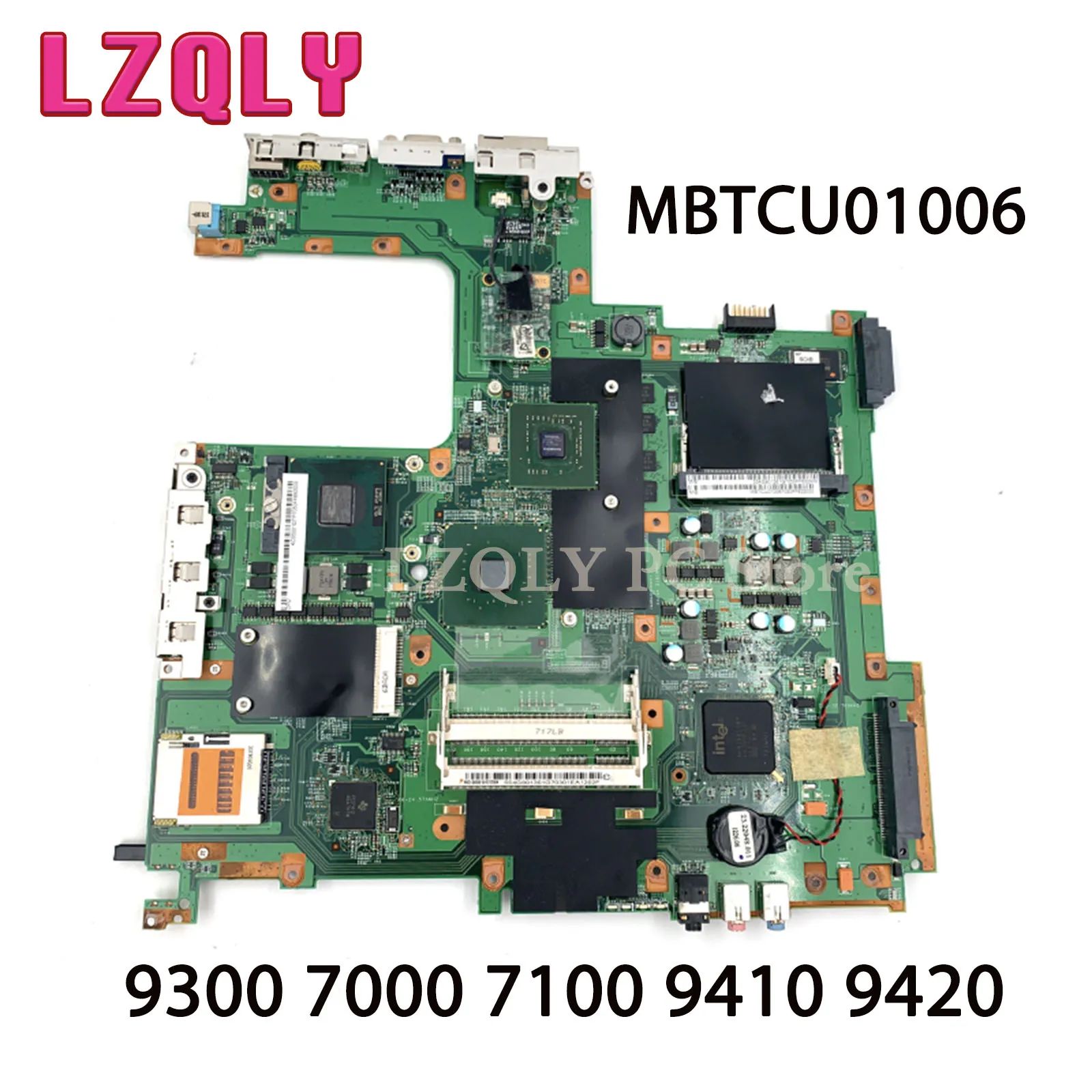 

Материнская плата MBTCU01006 для ноутбука ACER Aspire 9300 7000 7100 9410 9420 Travelmate 5620 протестирована 06203-2M 48,4g902.02m