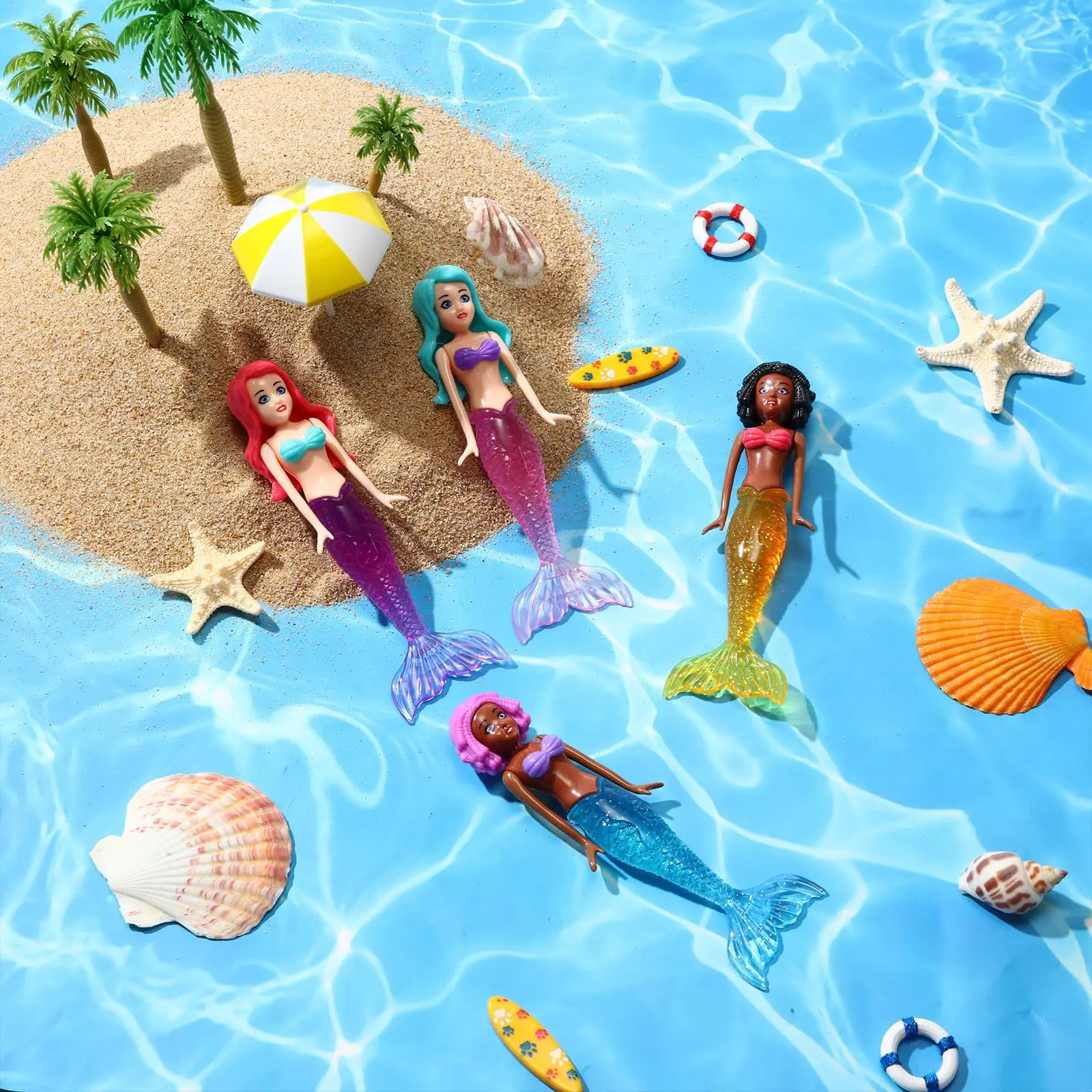 Mermaid Dive Toy Set 4