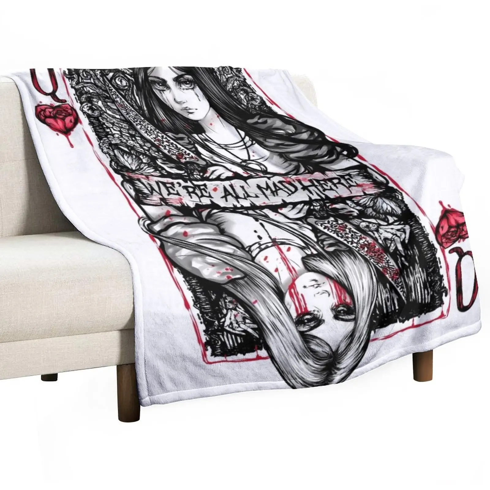 

Pure Madness! Throw Blanket For Baby anime fluffy Retros Blankets