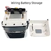 Wiring Battery Storage Magnetic Suction High Ceiling Set For 1/14 Tamiya RC Truck Scania Actros MAN Volvo Tamiya Trailer Parts 1
