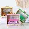 Novelty Wooden Money Box, Transparent Piggy Bank, Can Save Money, Coin, Cash Change, Home Desktop Decoration, Kids Gift 2
