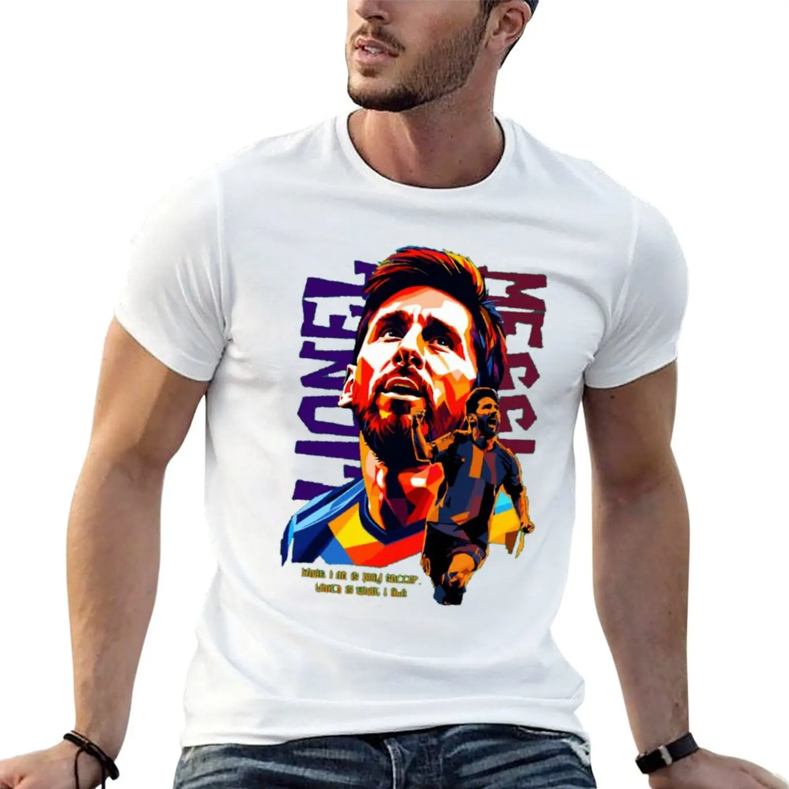 Fresh Celebration Gost And Andrre E Messi E Argentina No.10 Goat Caricature 97 T-Shirt Campaign Top Tee Graphic Vintage H