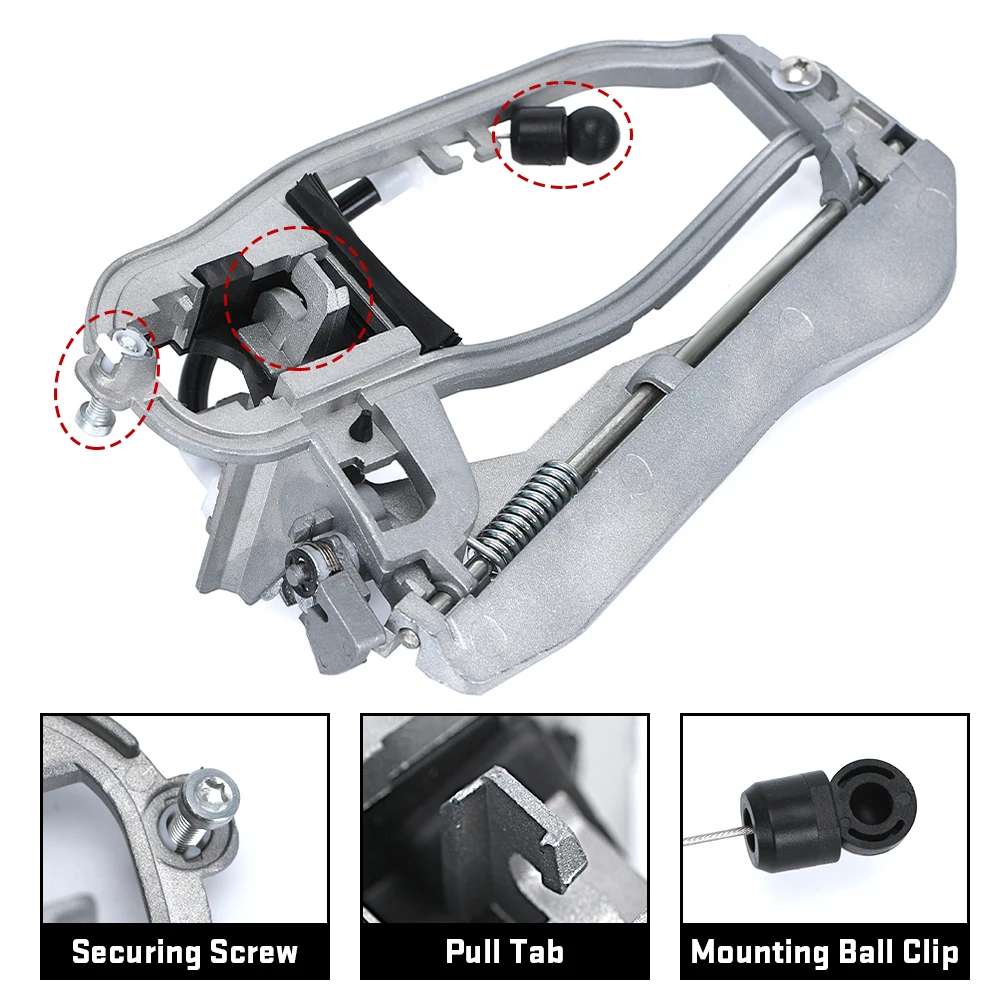 Tür Griff Träger Inneren Außerhalb Vorne Hinten Links Rechts Für BMW X5 E53  51218243615 51218243616 51228243635 51228243636