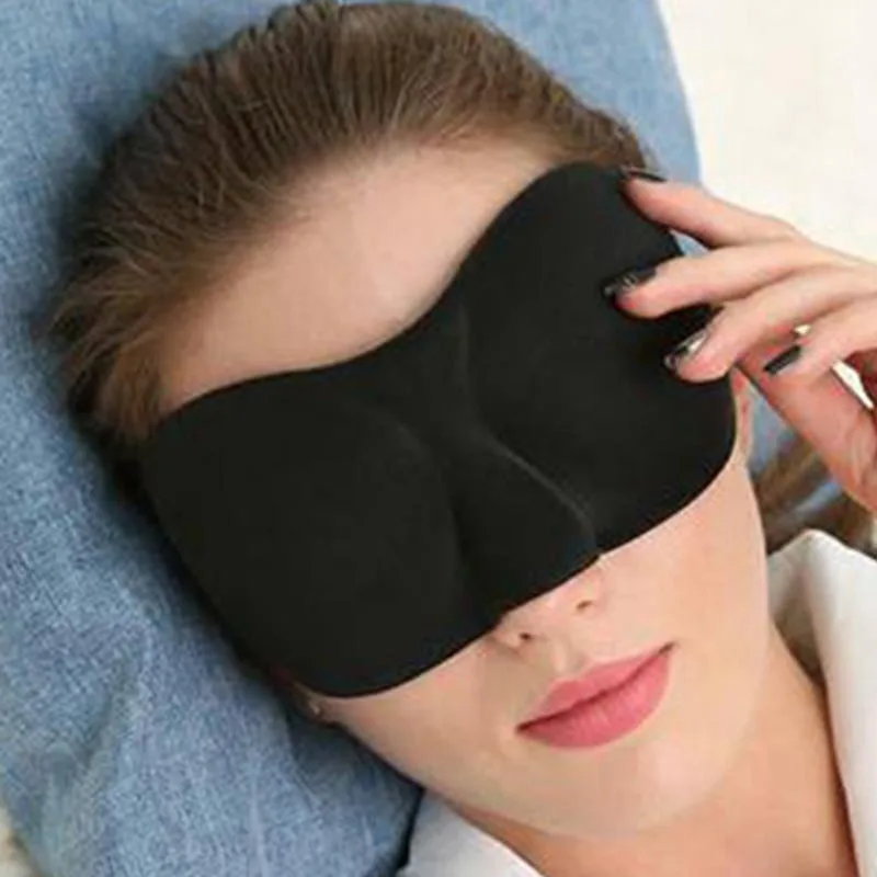 Maschera Per Dormire 3D Block Out Light Eye Mask Per Dormire Comfort Eye Shades Per Viaggi Nap Blindfold Sleeping Aid Maschere Per Bende Per Gli Occhi