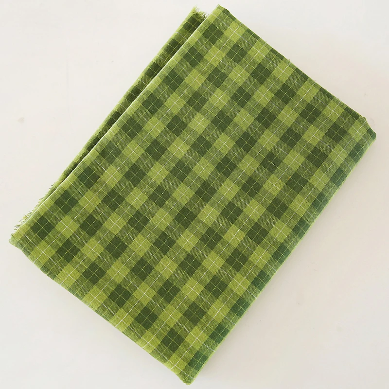 Pitaya Farbe karierter Stoff Frühling und Sommer garngefärbter Polyester-Baumwolle gewaschener Stoff Hemdkleid Kleidung DIY roter karierter Stoff – Detail 10