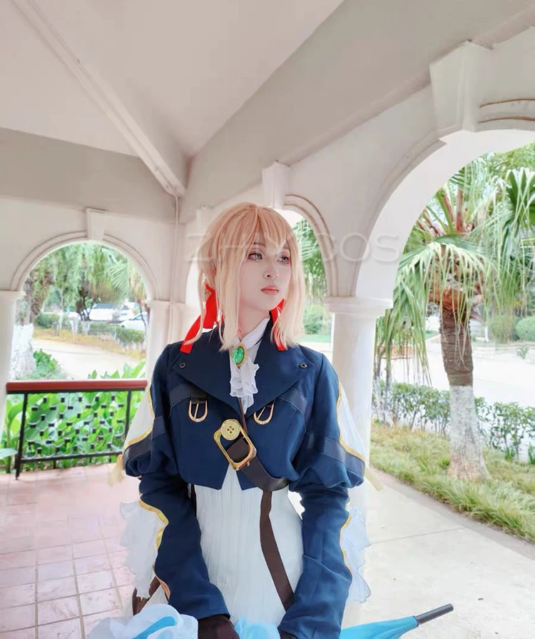 Anime Violet Evergarden Cosplay Kostüm für Frauen - Karneval/Halloween Outfit 11