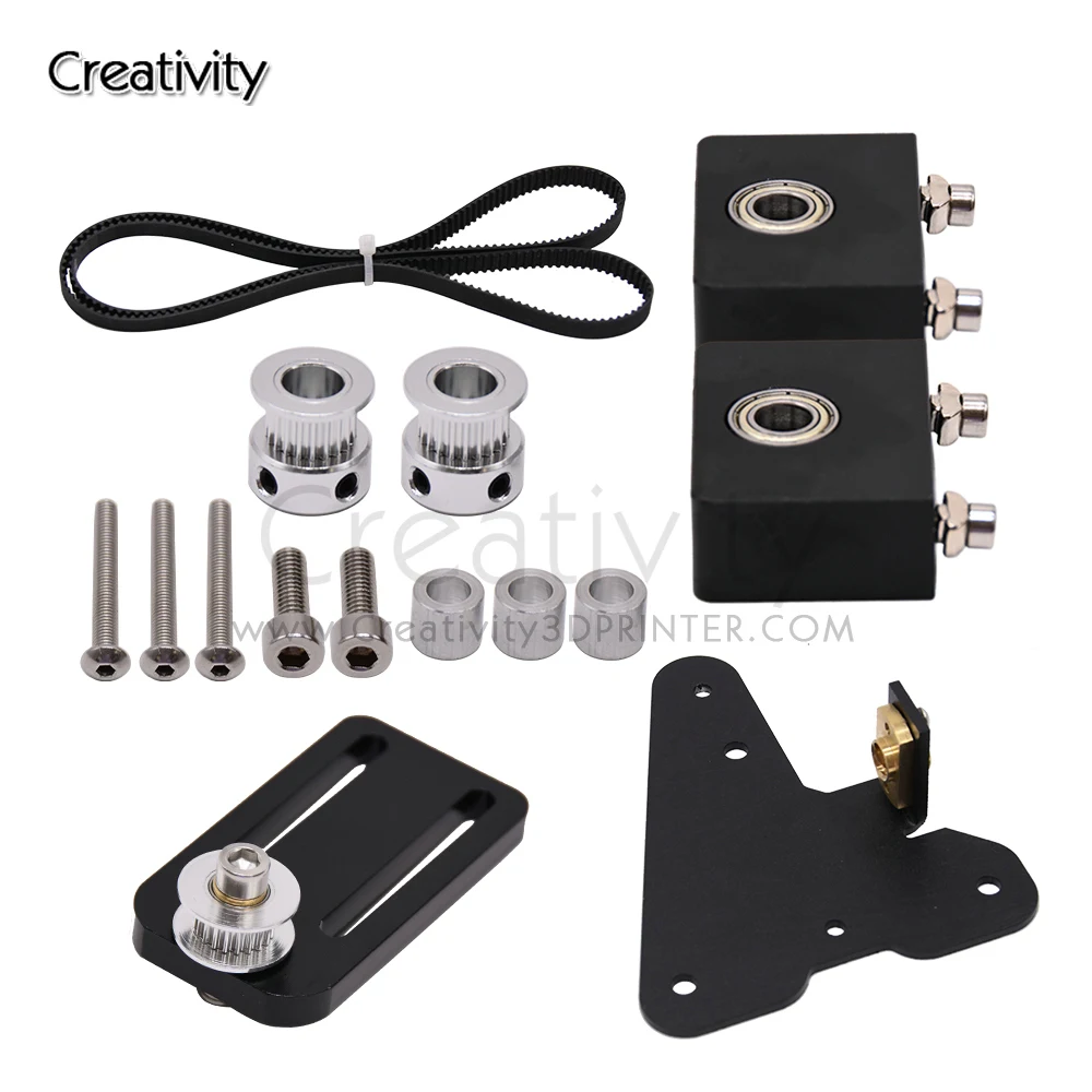 Peças de Hardware/Peças de Máquinas Creality Ender Impressora 3d Cr10 Duplo Eixo z Kit de Atualização Dupla Polia Tensão z Conjunto - Imagem 5
