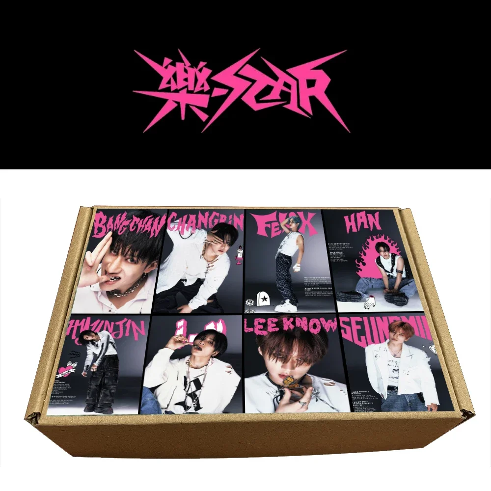 Kpop Stray Kids Album ROCK-STAR 5-STAR Mini Gift Box Including Sticker  Photocard Standee Brooch Keychain Accessories - AliExpress