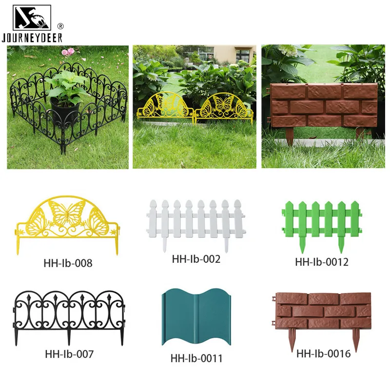 Garden Landscape Edging Border Lawn Edging Decorative Outdoor Landscape Fence Border Yard Lawn Garden Flower Bed Plastic