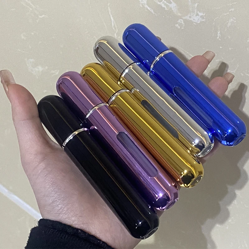 Refillable Perfume Atomizer Spray Bottle 5ml 8ml 10ml 5/10/20/30/50Pcs Portable Mini Mist Scent Pump