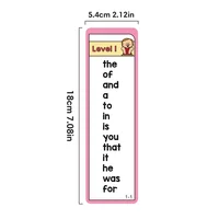 41 Cards Children's 1000 Sight Words Flash Cards High Frequency Word Educational Montessori Toy Learning Materials for Kid Pre-k 2