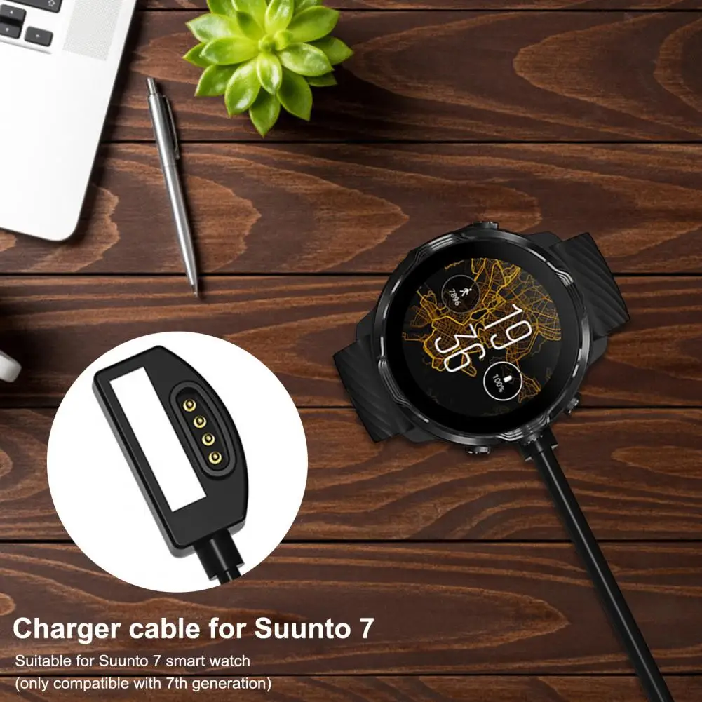 

Замена кабеля USB быстрая зарядка часов 5 В/1 А для Suunto 7 Магнитная зарядная док-станция смарт-данные для Suunto 7