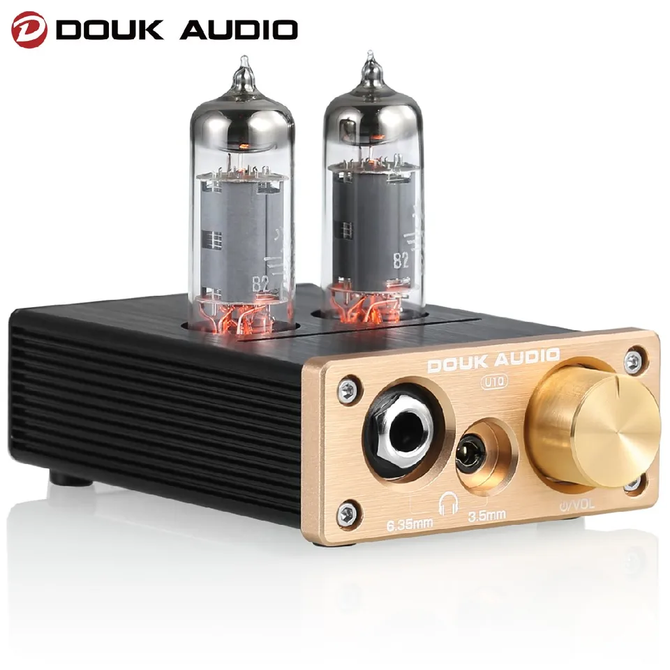 Douk Audio U10 HiFi Valve Tube Preamp Stereo AUX Desktop Audio