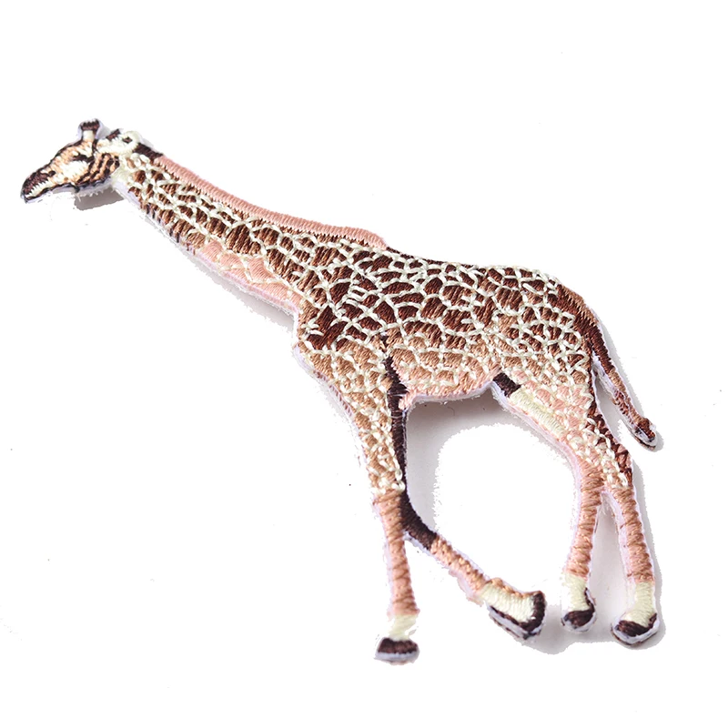 Patch En Forme De Girafe Pour Enfant, Danemark Ge à Repasser Sur Manteau, Aigle Brodé, Décoration De Vêtements, Cadeau D'Anniversaire, Taille 7.5x7cm