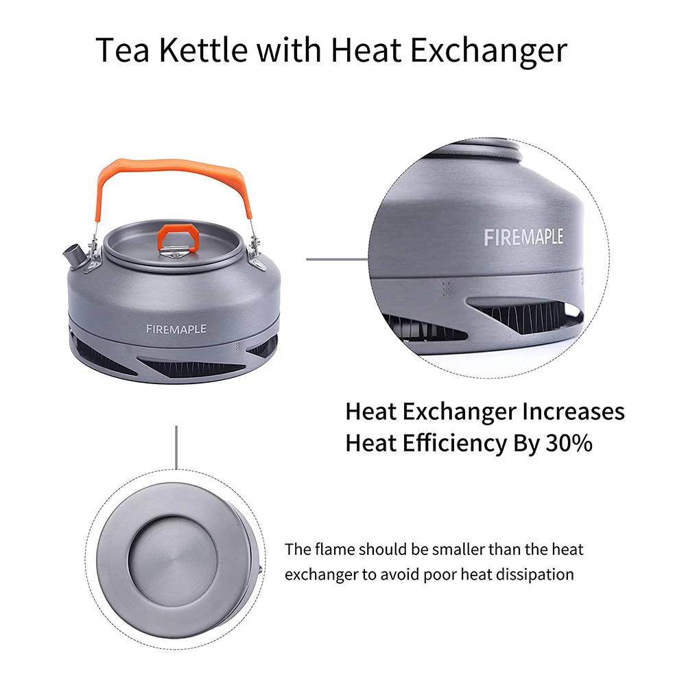 Camping Kettle Heat Exchanger | Fire Maple Camping Tableware