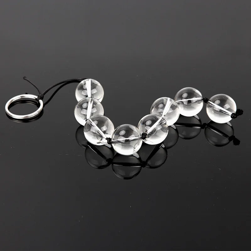 Anal Sex Toys 4size Anal Glass Beads Anal Plug