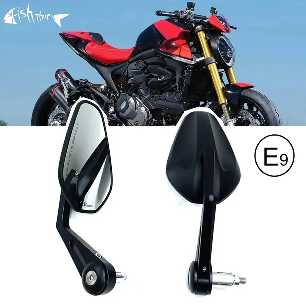 

For DUCATI MONSTER 950 937 MONSTER+ 696 796 821 1100 R 2023 2024 Motorcycle Handlebar Mirror Retrofit Rear View Mirror