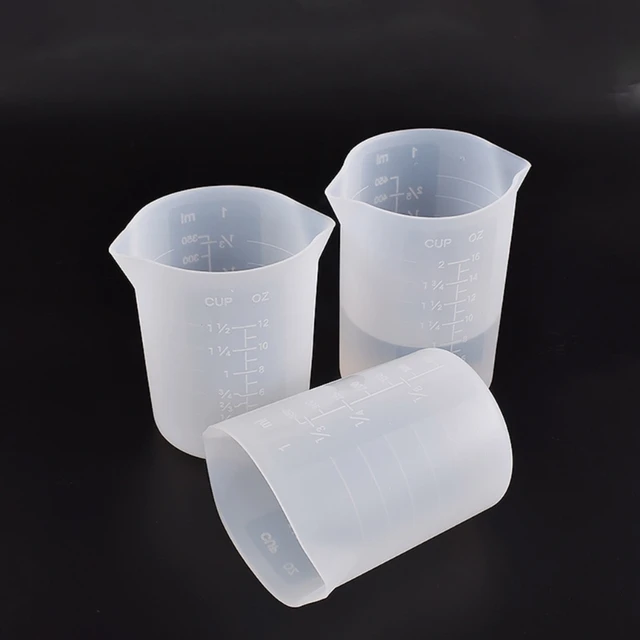 MIXING CUPS FOR Resin Silicone Measuring Cups 350/400ml Epoxy