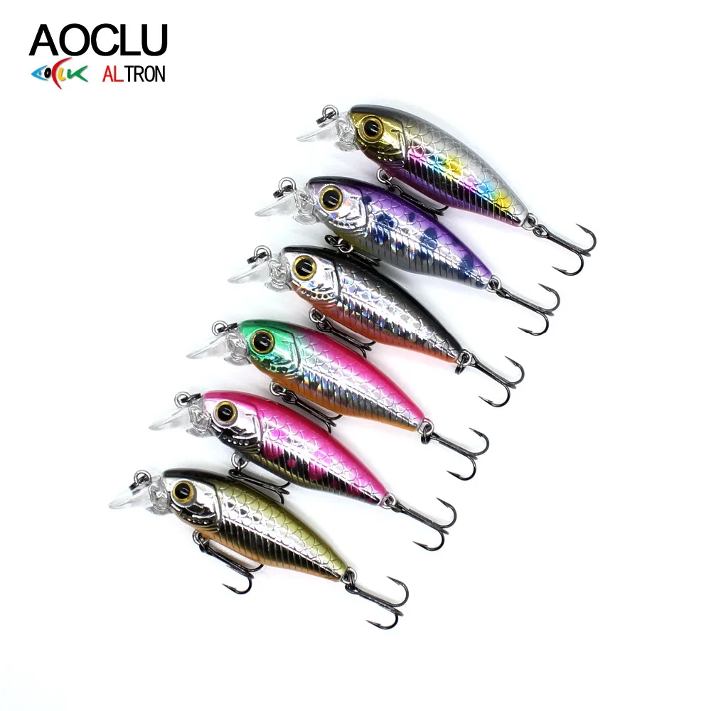 AOCLU Mini Wobbler Jerkbait 37mm 2.3g Diving 0.5m HardBait Small