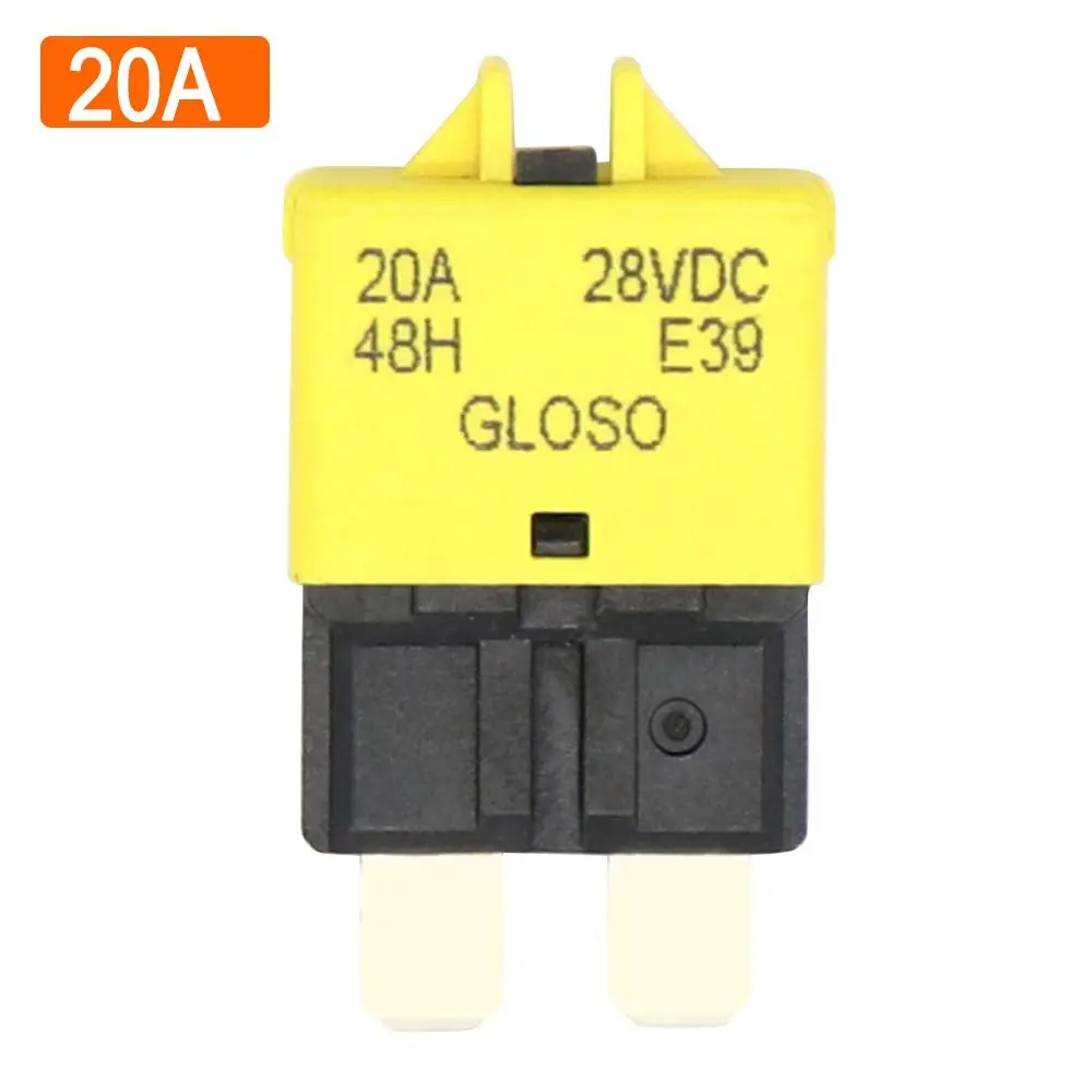5-30A Circuit Breaker Manual Reset Automatic Recovery ATC Blade Fuse Over-current Protection Auto Accessories Car Protectors
