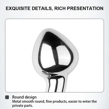 Alumiunm Alloy Anal Plug Curved Sex Toys Women Men Butt Plug Prostate Massage Adults Sex Products Intimate Goods G-spot DildoS 6