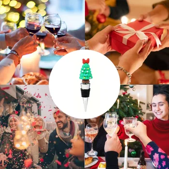 Snowman Christmas Wine Bottle Stopper 3