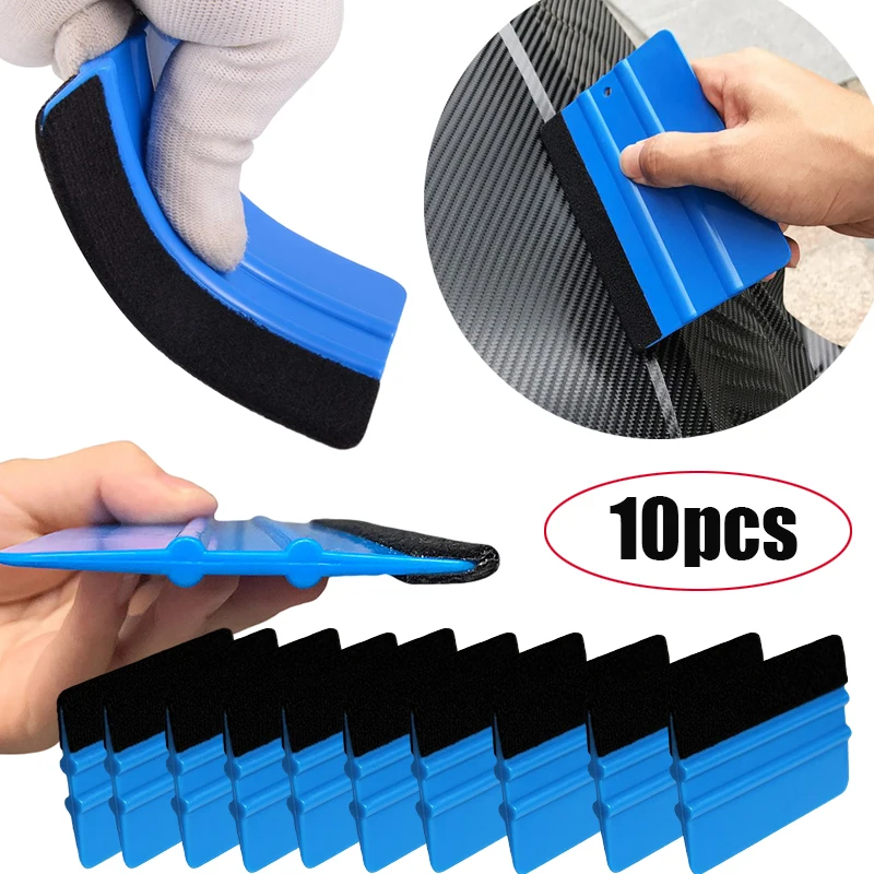 Car Vinyl Wrap Film Squeegee Scraper Foil Wrapping Suede Felt Scraper Auto Car Styling Sticker Window Tint Tools Cleaning