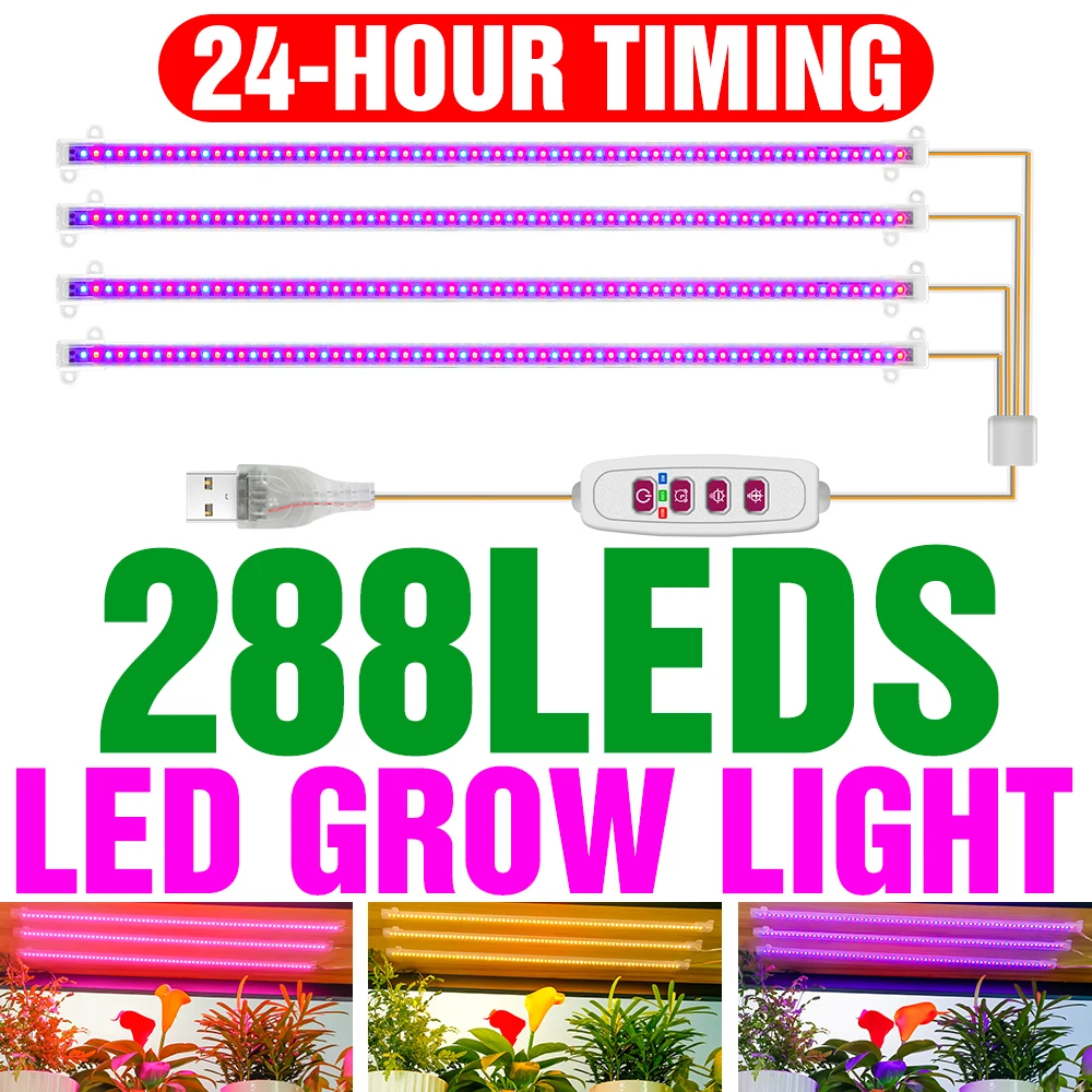 LED Plant Grow Light Full Spectrum Indoor Cultivation Hydroponics Lamp ...