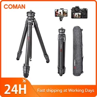 COMAN Zero Series F38 Y X V Light G W Travel Tripod Lightweight Full Carbon Fiber Outdoor Tripod For Dslr Camera Tripods Monopod 1