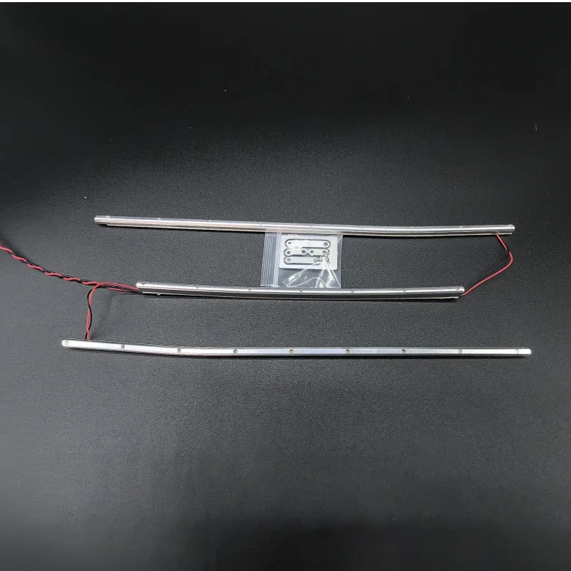 Side Wing Lights Aluminum Rod LED Lamp for Tamiya 1/14 RC Truck Volvo FH16XL 750 4*2 56375 Tractor Trailer LESU Parts 6