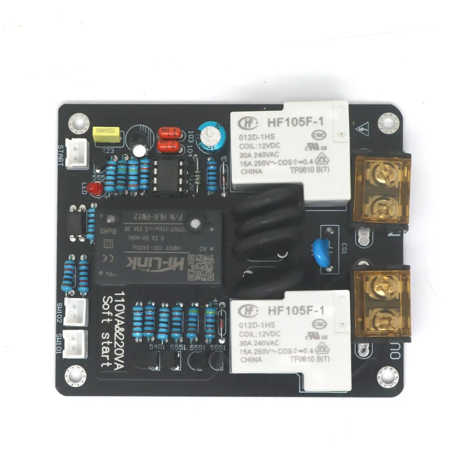 High Power Soft Start Board with Dual Temperature Control & Delayed Starter