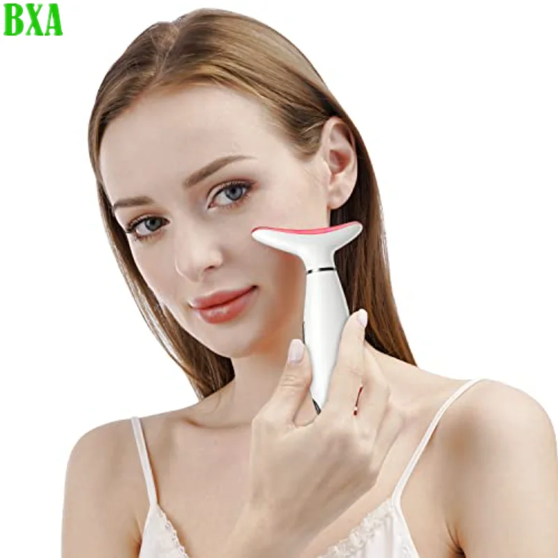 NEW Face Neck Massager Anti Wrinkles Vibration Facial Massager with Triple Action ModesTightening Firm and Smooth 3 Colors Light сыворотка для ресниц 8 в 1 eveline total action концентрированная 10 мл