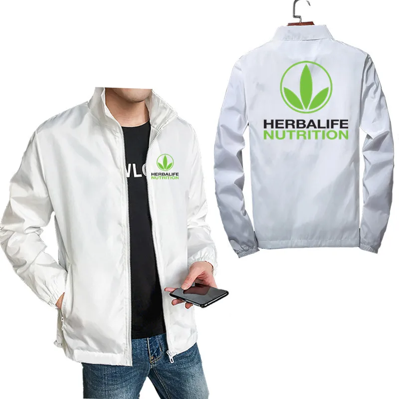 Herbalife logo новая зимняя ветрозащитная куртка-бомбер большого размера