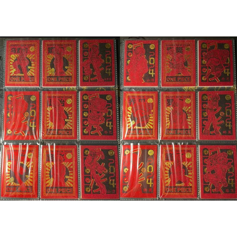 Anime One Piece Luffy Yamato Shanks Jinbe Robin Tony Chopper Zoro Nami Ace Boa Hancock Collectible Card Toy Birthday Gift 5