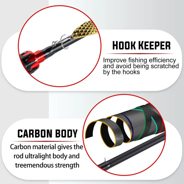 Sougayilang Carbon Fiber Fishing Rod 3