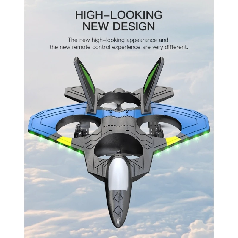 Durably Remote Control Glider Plane Low/High Speed Remote Control Aircraft Offering Easy Controls for Novice 2