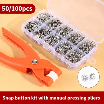 Snap Button Kit with Pliers 1