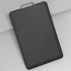 Transparent Soft TPU Card Key Holder - Protector Case Cover (Transparent Black)