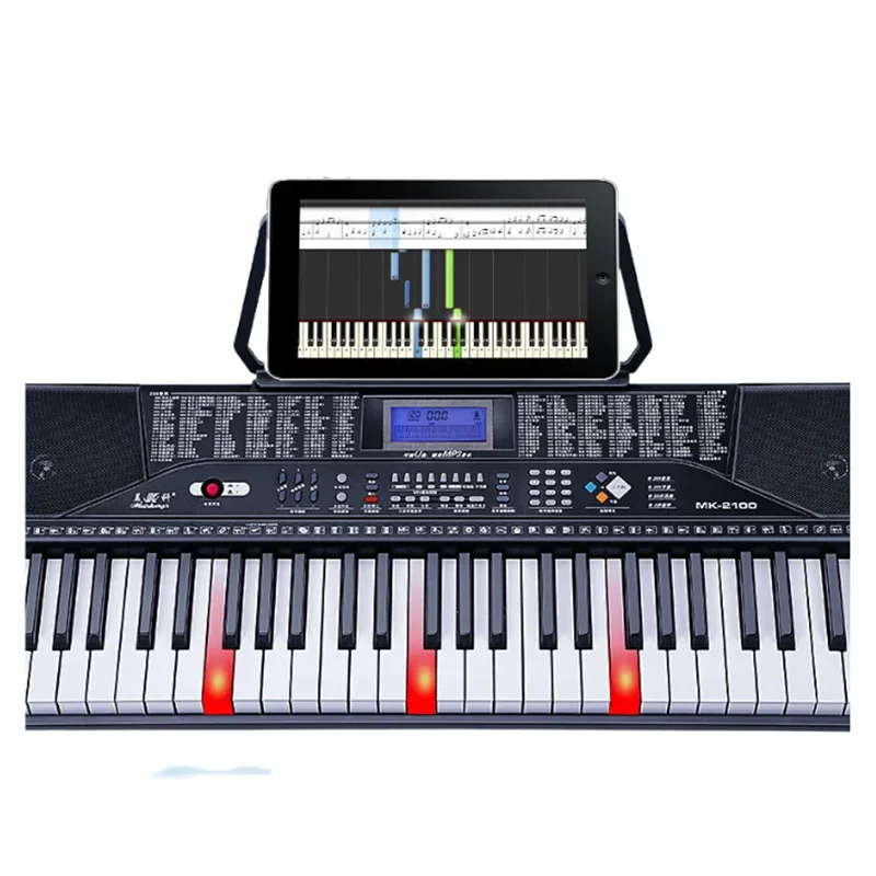 

Keyboard Piano Professional Digital Synthesizer Baby Piano Children Midi Controller 61 Keys Teclado Infantil Electric Instrument