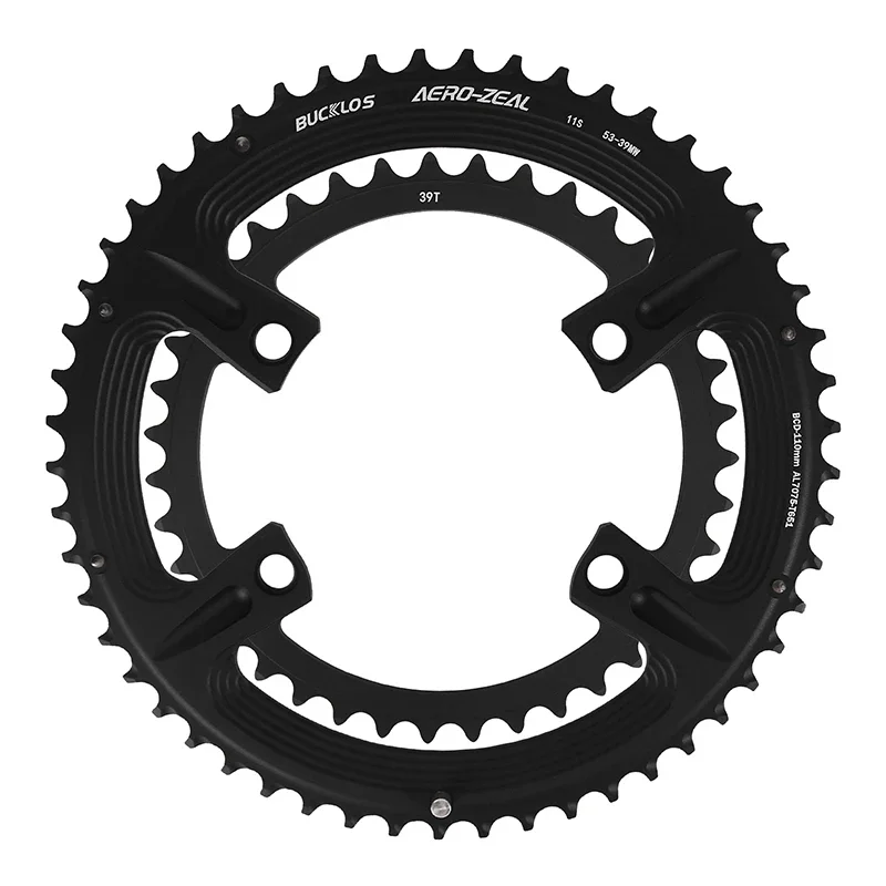 Ultralight Double Chainring for Road Bike 110BCD 50-34T 52-36T 53-39T Bicycle Cr