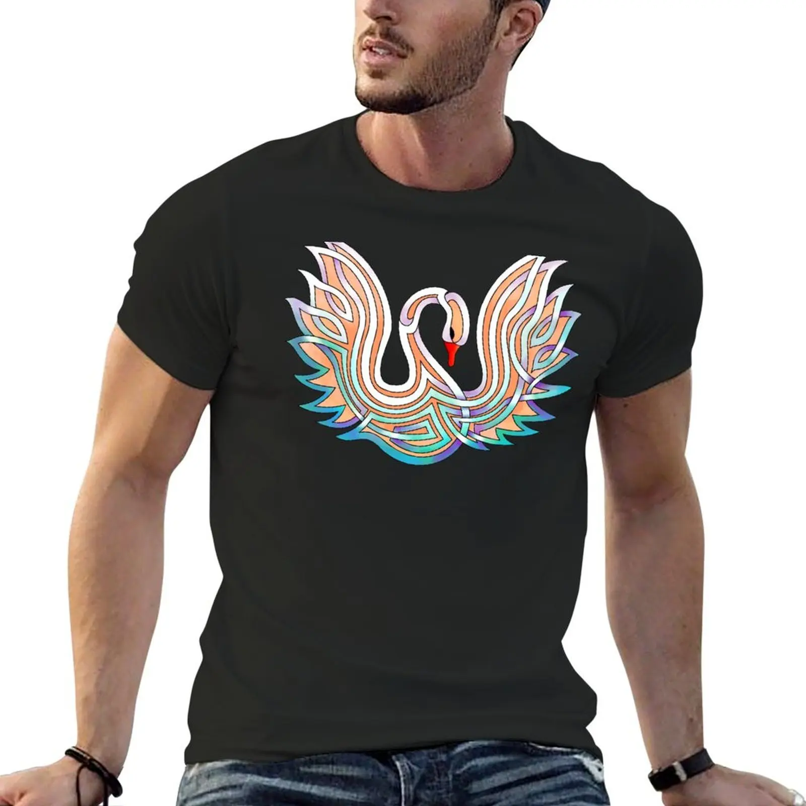 

Celtic Knot Swan T-Shirt anime figures designer shirts animal prinfor boys mens graphic t-shirts hip hop