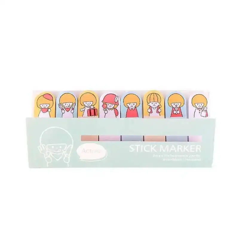 1 stück Lytwtw der Kawaii Schreibwaren Cartoon Marker Memo Pad Lesezeichen Flaggen Index Tab Sticky Notes Label Papier Aufkleber – Detail 18