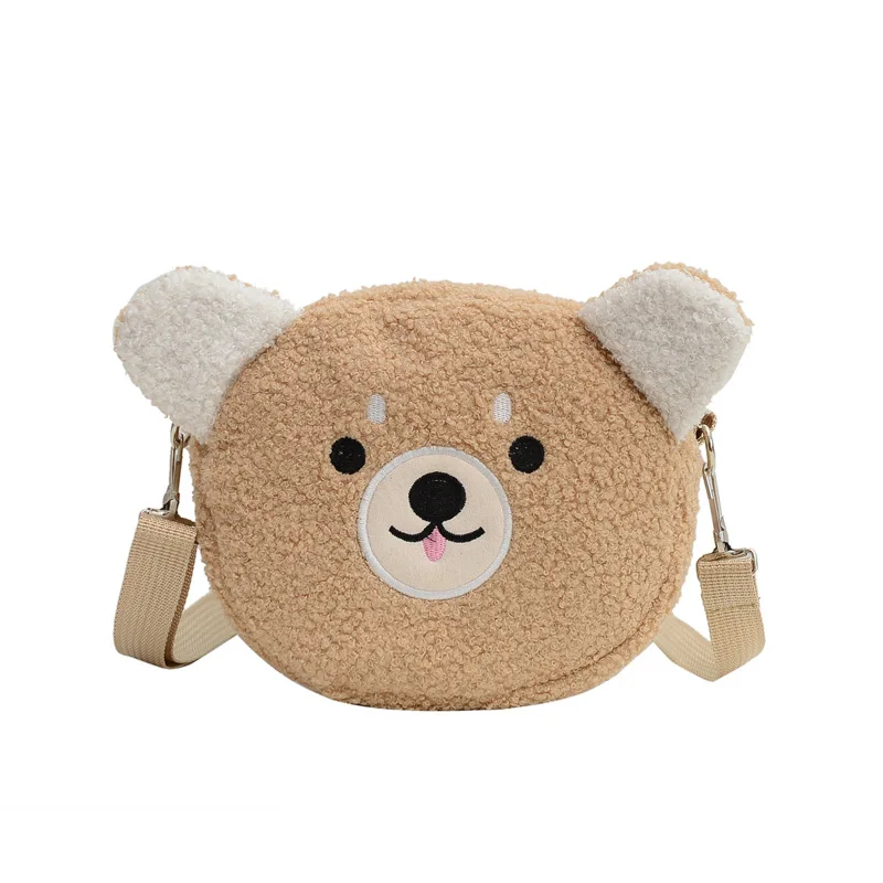 

Cute Cartoon Crossbody Bags Kawaii Plush Bear Shoulder Bags Kids Children Trendy Bags Zipper Bags Crossbody Bag For Women Girls