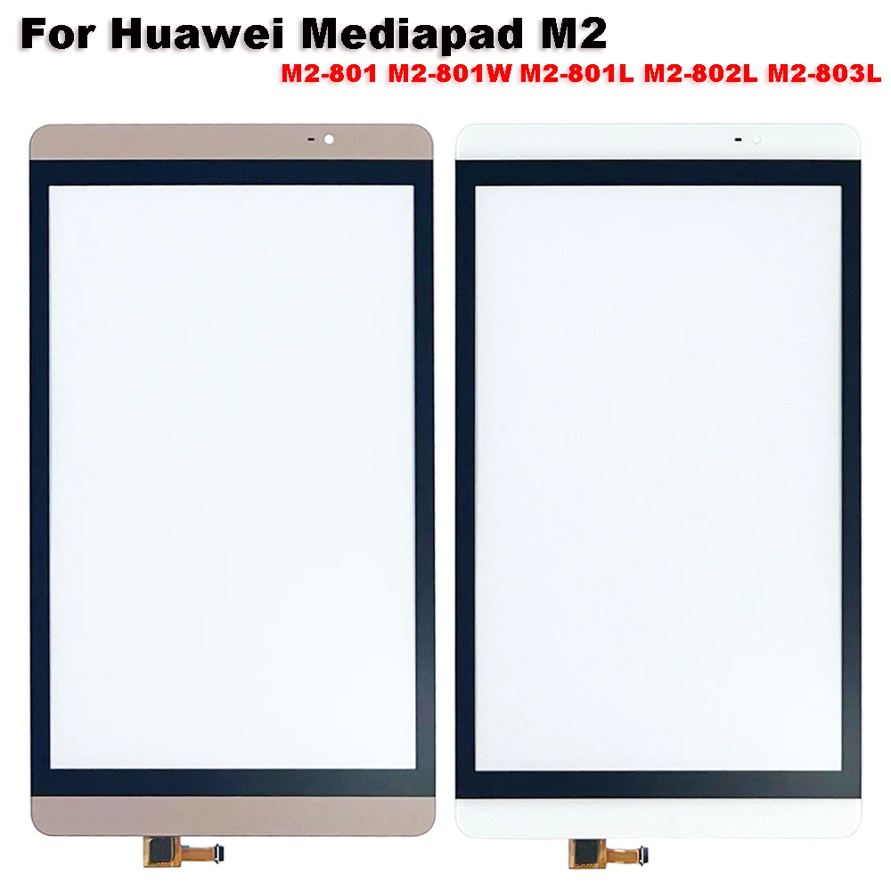 

New For Huawei Mediapad M2 8.0" M2-801 M2-801W M2-801L M2-802L M2-803L Touch Screen + OCA LCD Front Glass Panel Replacement