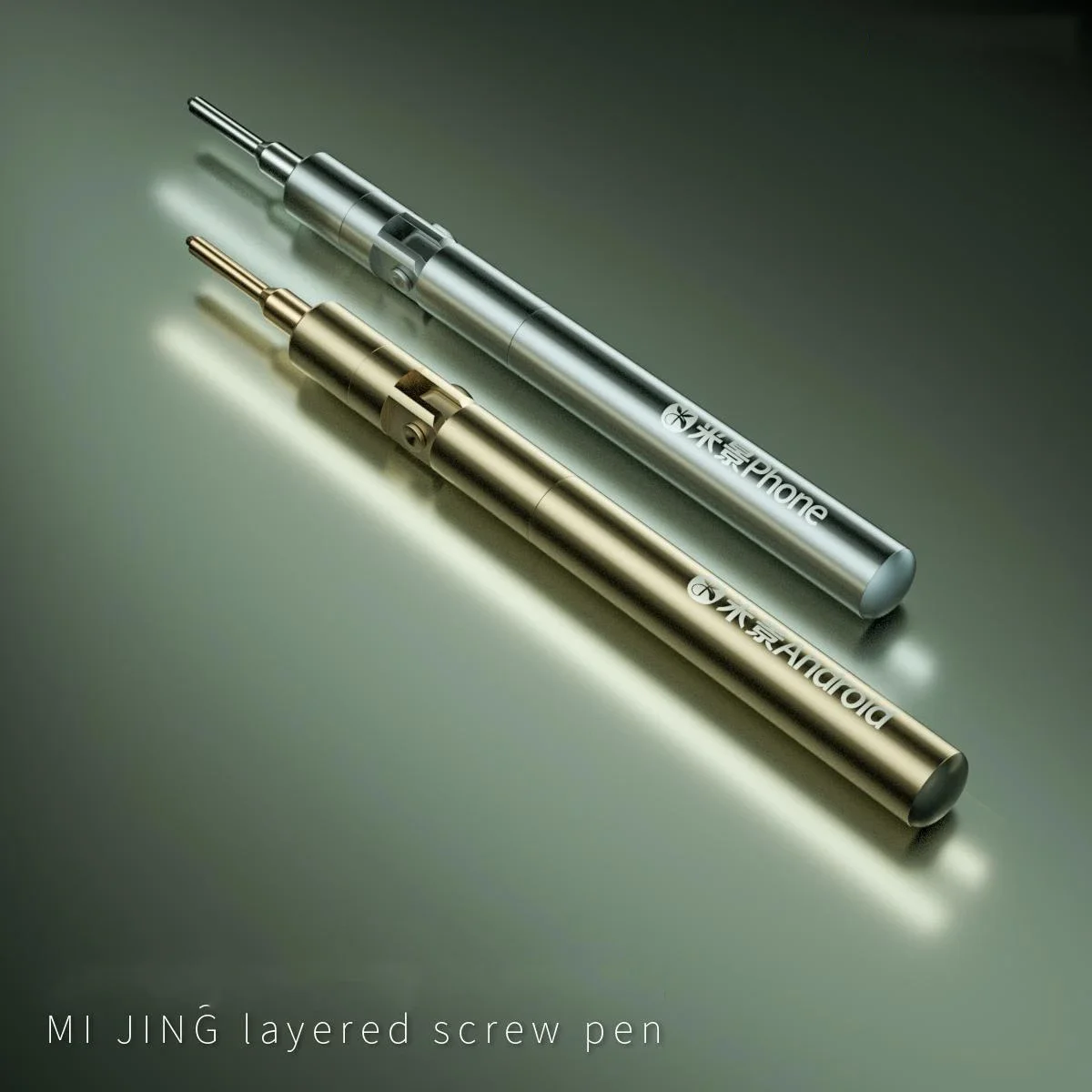 Mijing 360&deg; Rotation Foldable Magnetic Screw Pen Adjustable Angle For Mobile Phone Motherboard Layered Repair Screwdriver Kit