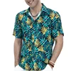 Tropical Floral Shirts for Men Clothing 3D Printing Hawaiian Vacation Shirt Short Sleeve y2k Tops Vintage Clothes Lapel Blouse 4