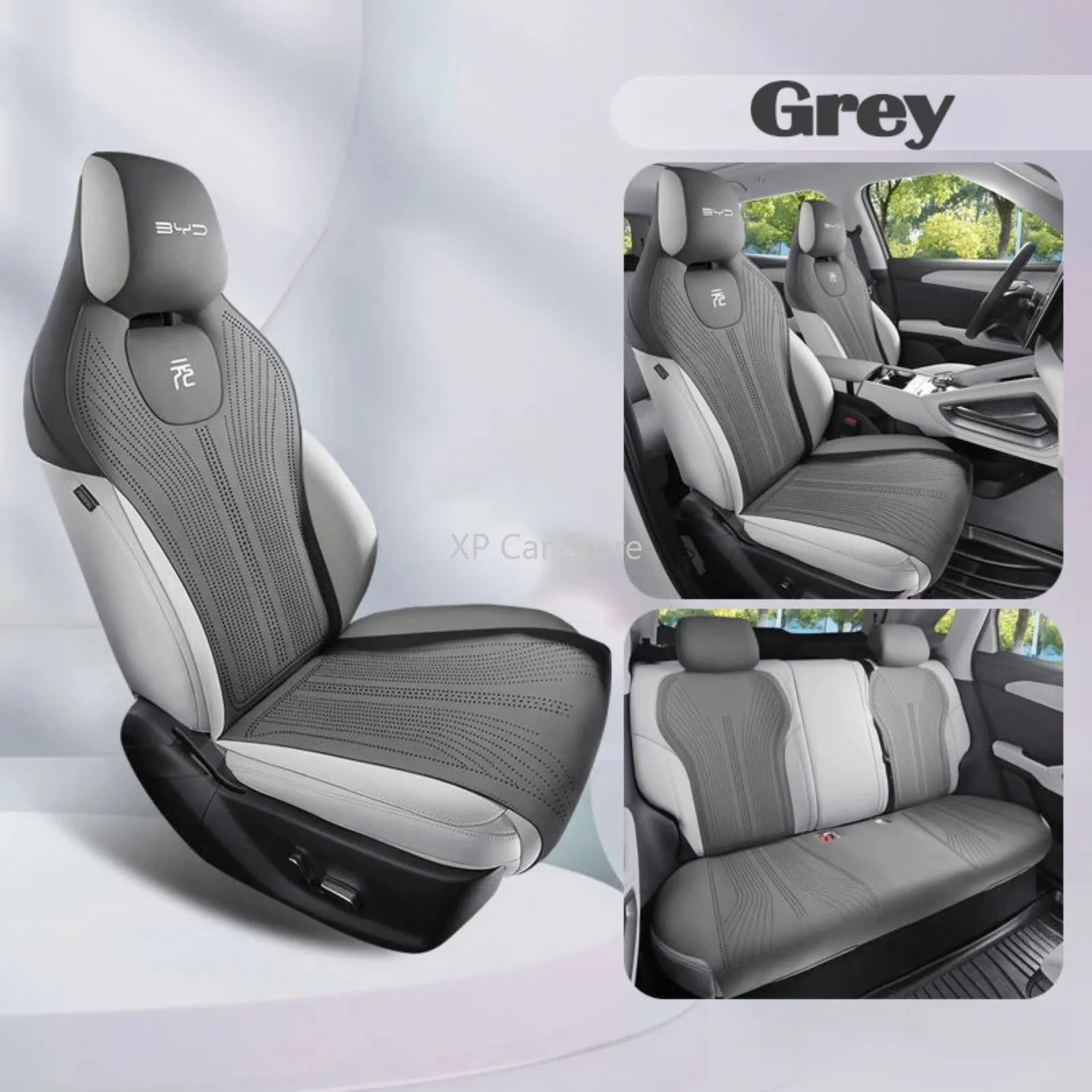 BYD 위안 UP Pro 2024 2025 사계절용 하이 오토 카시트 쿠션 커버 패드 매트 하프 패키지 시트 항공 턴 퍼