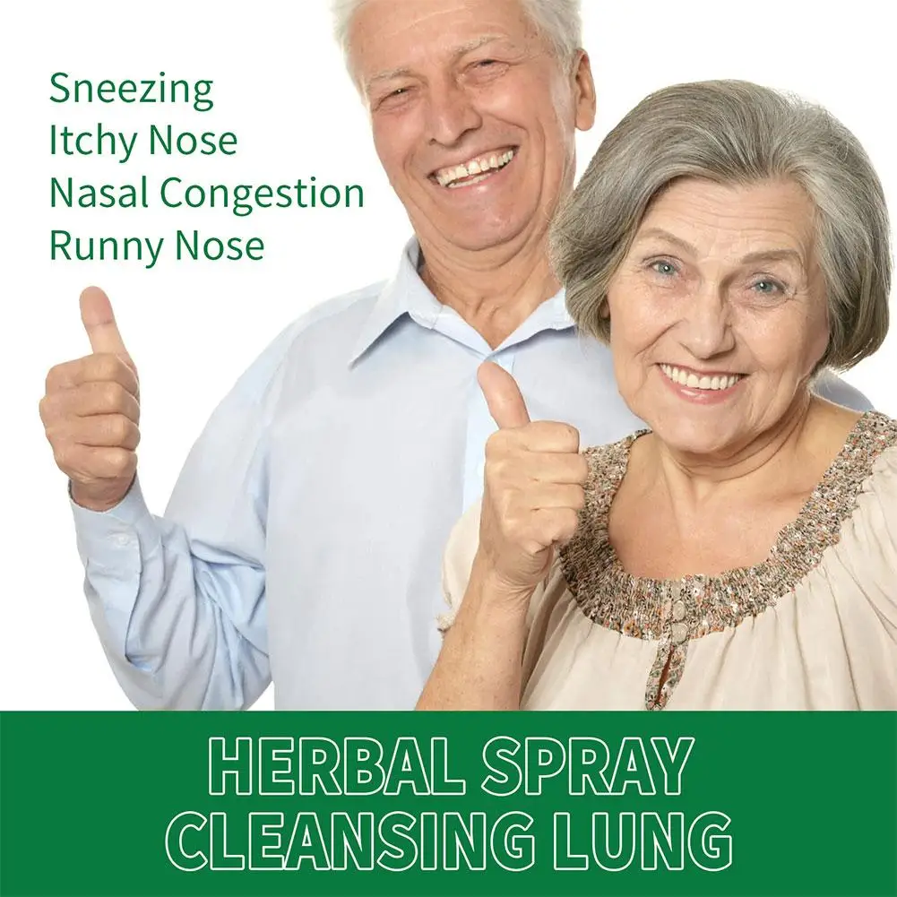 Lung Detoxification Nasal Spray Nasal Cleansing Care Clear Congestion Allergic Rhinitis Spray Nose Care