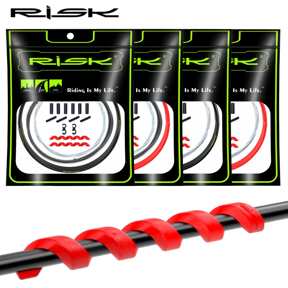 

Risk Bike Brake Shift Cable Hosing Set for MTB Bike Road Bicycle Shift Gear Brake Kits Wire Tube Line Hose Dropshipping